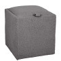 Taburet Box - stofa T03 - gri