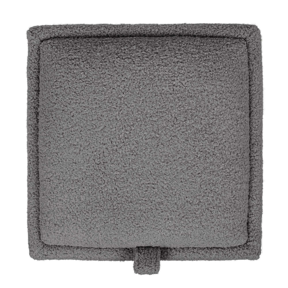 Taburet Box - stofa T03 - gri