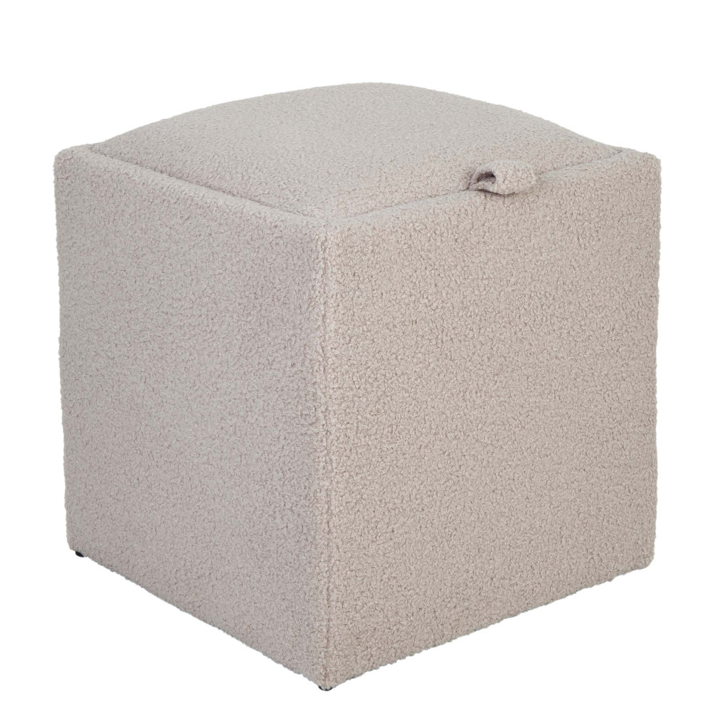 Taburet Box - stofa T05 - crem Taburet Box - stofa T05 - crem