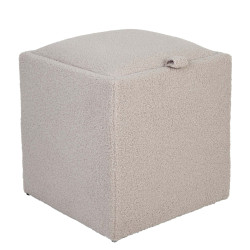 Taburet Box - stofa T05 - crem Taburet Box - stofa T05 - crem