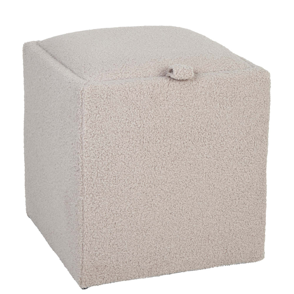 Taburet Box - stofa T05 - crem Taburet Box - stofa T05 - crem