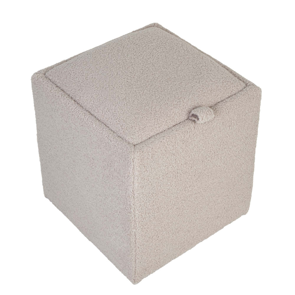 Taburet Box - stofa T05 - crem Taburet Box - stofa T05 - crem