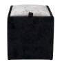 Taburet Box - stofa E01/E04 - negru/crem Taburet Box - stofa E01/E04 - negru/crem
