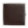 Taburet Box - imitatie piele alb/maro - 21894/15611 Taburet Box - imitatie piele alb/maro - 21894/15611