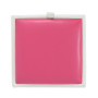 Taburet Box - imitatie piele alb/roz - 21894/21896 Taburet Box - imitatie piele alb/roz - 21894/21896
