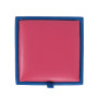 Taburet Box - imitatie piele albastru/roz - 21898/21896 Taburet Box - imitatie piele albastru/roz - 21898/21896