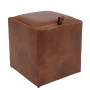 Taburet Box - imitatie piele coniac - 8070 Taburet Box - imitatie piele coniac - 8070