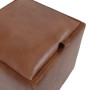 Taburet Box - imitatie piele coniac - 8070 Taburet Box - imitatie piele coniac - 8070