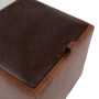 Taburet Box - imitatie piele coniac/maro - 8070/15611 Taburet Box - imitatie piele coniac/maro - 8070/15611