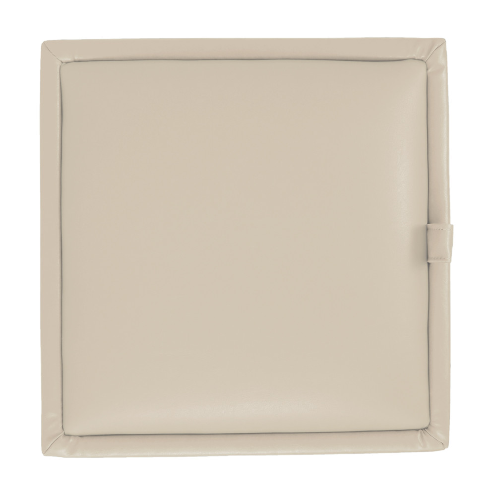 Taburet Box - imitatie piele crem - 21834 Taburet Box - imitatie piele crem - 21834