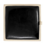 Taburet Box - imitatie piele crem/negru - 21834/21901 Taburet Box - imitatie piele crem/negru - 21834/21901