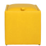 Taburet Box - imitatie piele galben - 22168