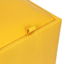 Taburet Box - imitatie piele galben - 22168