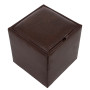 Taburet Box - imitatie piele maro - 15611 Taburet Box - imitatie piele maro - 15611