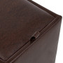Taburet Box - imitatie piele maro - 15611 Taburet Box - imitatie piele maro - 15611