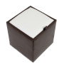 Taburet Box - imitatie piele maro/alb - 15611/21894 Taburet Box - imitatie piele maro/alb - 15611/21894
