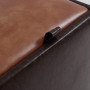 Taburet Box - imitatie piele maro/coniac - 15611/8070 Taburet Box - imitatie piele maro/coniac - 15611/8070