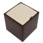 Taburet Box - imitatie piele maro/crem - 15611/21834 Taburet Box - imitatie piele maro/crem - 15611/21834