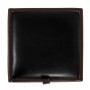 Taburet Box - imitatie piele maro/negru - 15611/21901 Taburet Box - imitatie piele maro/negru - 15611/21901