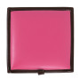 Taburet Box - imitatie piele maro/roz - 15611/21896 Taburet Box - imitatie piele maro/roz - 15611/21896
