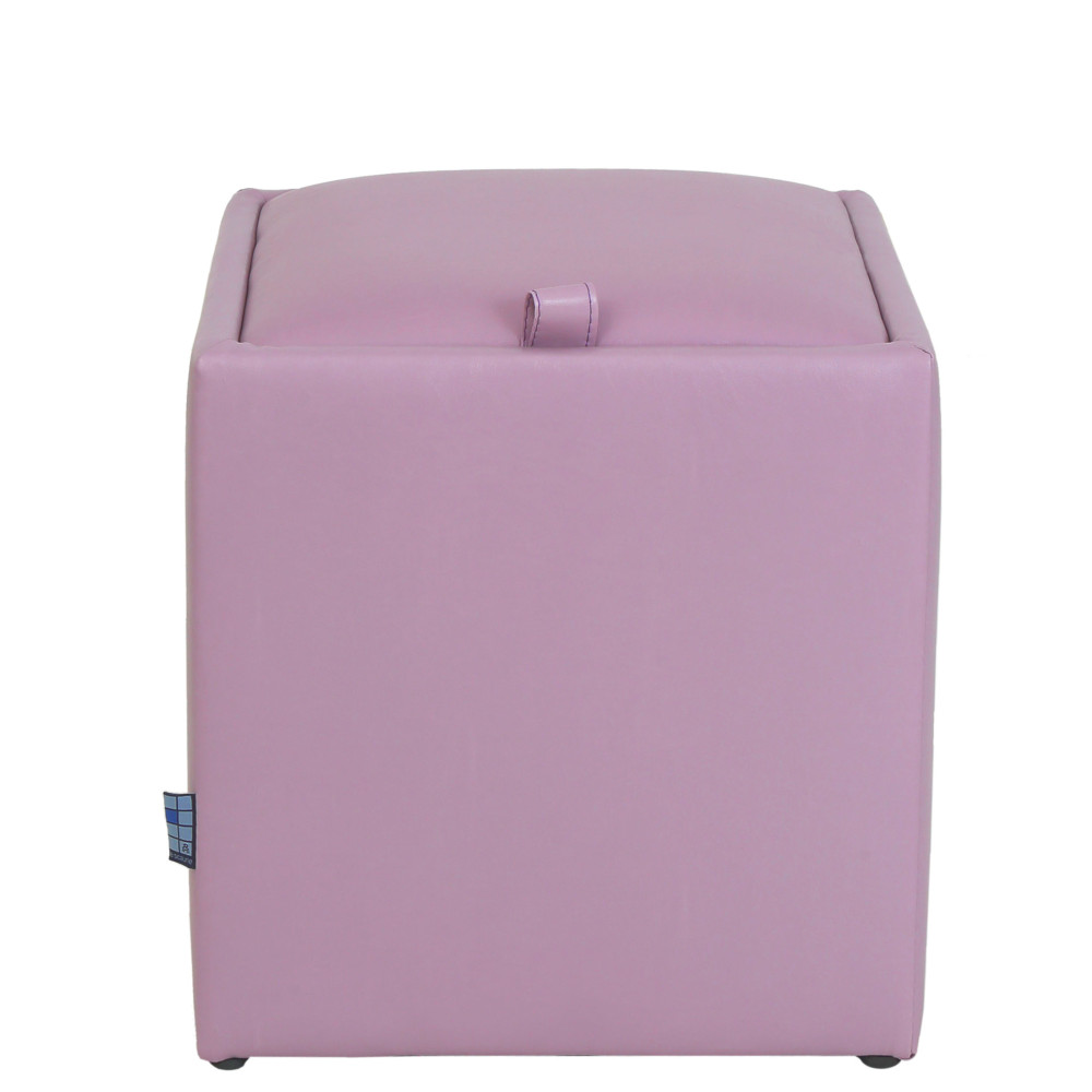 Taburet Box - imitatie piele mov - 21897 Taburet Box - imitatie piele mov - 21897