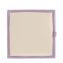 Taburet Box - imitatie piele mov/crem - 21897/21834 Taburet Box - imitatie piele mov/crem - 21897/21834