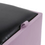 Taburet Box - imitatie piele mov/negru - 21897/21901 Taburet Box - imitatie piele mov/negru - 21897/21901