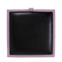 Taburet Box - imitatie piele mov/negru - 21897/21901 Taburet Box - imitatie piele mov/negru - 21897/21901
