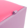 Taburet Box - imitatie piele mov/roz - 21897/21896 Taburet Box - imitatie piele mov/roz - 21897/21896