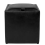 Taburet Box - imitatie piele negru - 21901 Taburet Box - imitatie piele negru - 21901