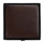Taburet Box - imitatie piele negru/maro - 21901/15611 Taburet Box - imitatie piele negru/maro - 21901/15611
