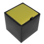 Taburet Box - imitatie piele negru/verde - 21901/21899 Taburet Box - imitatie piele negru/verde - 21901/21899