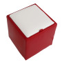 Taburet Box - imitatie piele rosu/alb - 21900/21894 Taburet Box - imitatie piele rosu/alb - 21900/21894