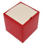Taburet Box - imitatie piele rosu/crem - 21900/21834 Taburet Box - imitatie piele rosu/crem - 21900/21834