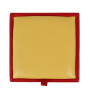 Taburet Box - imitatie piele rosu/galben - 21900/22168 Taburet Box - imitatie piele rosu/galben - 21900/22168