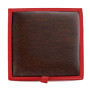 Taburet Box - imitatie piele rosu/maro - 21900/15611 Taburet Box - imitatie piele rosu/maro - 21900/15611