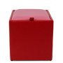 Taburet Box - imitatie piele rosu/roz - 21900/21896 Taburet Box - imitatie piele rosu/roz - 21900/21896