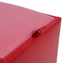 Taburet Box - imitatie piele rosu/roz - 21900/21896 Taburet Box - imitatie piele rosu/roz - 21900/21896