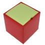 Taburet Box - imitatie piele rosu/verde - 21900/21899 Taburet Box - imitatie piele rosu/verde - 21900/21899