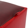 Taburet Box - imitatie piele rosu/bordo - 21900/21902 Taburet Box - imitatie piele rosu/bordo - 21900/21902