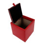 Taburet Box - imitatie piele rosu/bordo - 21900/21902 Taburet Box - imitatie piele rosu/bordo - 21900/21902