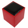 Taburet Box - imitatie piele rosu/wenge - 21900/21835 Taburet Box - imitatie piele rosu/wenge - 21900/21835