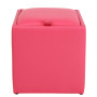 Taburet Box - imitatie piele roz - 21896 Taburet Box - imitatie piele roz - 21896
