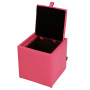 Taburet Box - imitatie piele roz - 21896 Taburet Box - imitatie piele roz - 21896
