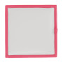 Taburet Box - imitatie piele roz/alb - 21896/21894 Taburet Box - imitatie piele roz/alb - 21896/21894