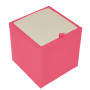Taburet Box - imitatie piele roz/crem - 21896/21834 Taburet Box - imitatie piele roz/crem - 21896/21834
