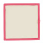 Taburet Box - imitatie piele roz/crem - 21896/21834 Taburet Box - imitatie piele roz/crem - 21896/21834