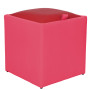 Taburet Box - imitatie piele roz/rosu - 21896/21900 Taburet Box - imitatie piele roz/rosu - 21896/21900