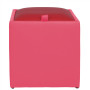 Taburet Box - imitatie piele roz/rosu - 21896/21900 Taburet Box - imitatie piele roz/rosu - 21896/21900