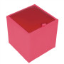 Taburet Box - imitatie piele roz/rosu - 21896/21900 Taburet Box - imitatie piele roz/rosu - 21896/21900